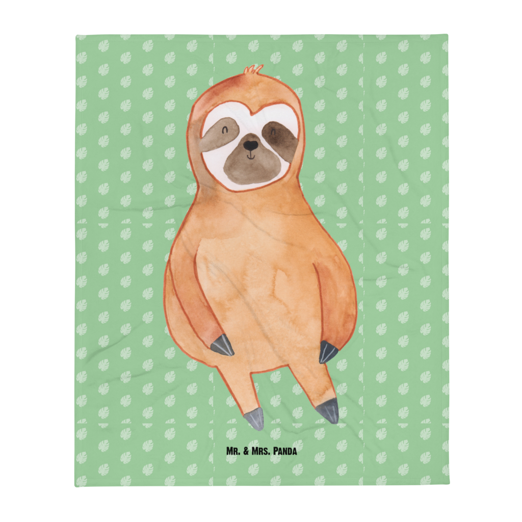 Babydecke Faultier Zufrieden Babydecke, Babygeschenk, Geschenk Geburt, Babyecke Kuscheldecke, Krabbeldecke, Faultier, Faultier Geschenk, Faultier Deko, Faultiere, faul, Lieblingstier, Pause, relaxen, Glück, glücklich, zufrieden, happy, Zufriedenheit, Gelassenheit, Ruhe, Frieden