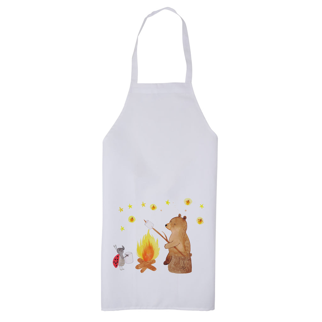 Kochschürze Bär & Marienkäfer Lagerfeuer Schürze, Backschürze, Küchenschürze, Grillschürze, Latzschürze, Bär, Teddy, Teddybär, Lagerfeuer