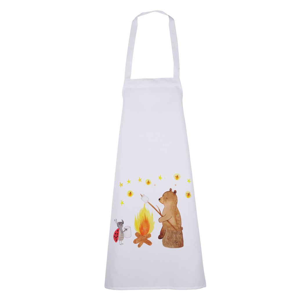 Kochschürze Bär & Marienkäfer Lagerfeuer Schürze, Backschürze, Küchenschürze, Grillschürze, Latzschürze, Bär, Teddy, Teddybär, Lagerfeuer