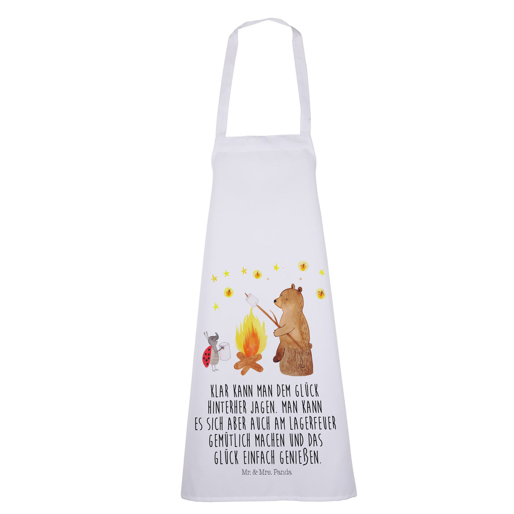 Kochschürze Bär & Marienkäfer Lagerfeuer Schürze, Backschürze, Küchenschürze, Grillschürze, Latzschürze, Bär, Teddy, Teddybär, Lagerfeuer