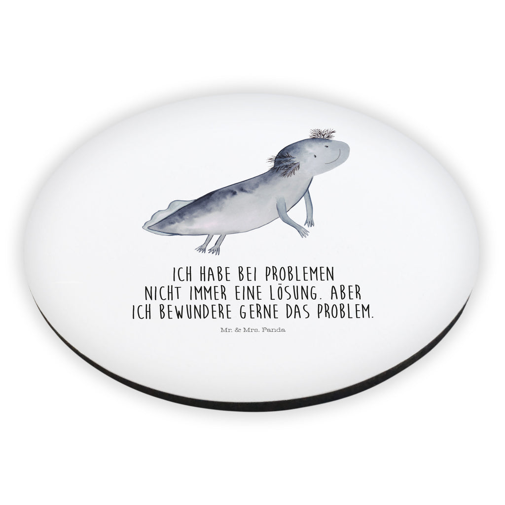 Rund Magnet Axolotl schwimmt Kühlschrankmagnet, Pinnwandmagnet, Souvenir Magnet, Motivmagnete, Dekomagnet, Whiteboard Magnet, Notiz Magnet, Kühlschrank Dekoration, Axolotl, Molch, Axolot, Schwanzlurch, Lurch, Lurche, Problem, Probleme, Lösungen, Motivation