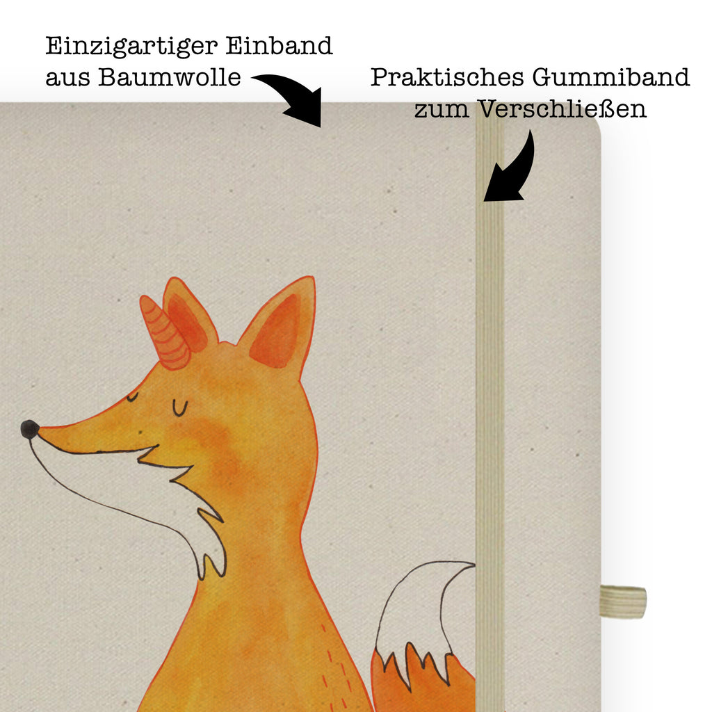 DIN A4 Baumwoll Notizbuch Fuchshörnchen Notizen, Eintragebuch, Tagebuch, Notizblock, Adressbuch, Journal, Kladde, Skizzenbuch, Notizheft, Schreibbuch, Schreibheft, Einhorn, Einhörner, Einhorn Deko, Pegasus, Unicorn, Fuchs, Unicorns, Fuchshörnchen, Fuchshorn, Foxycorn, Füchse
