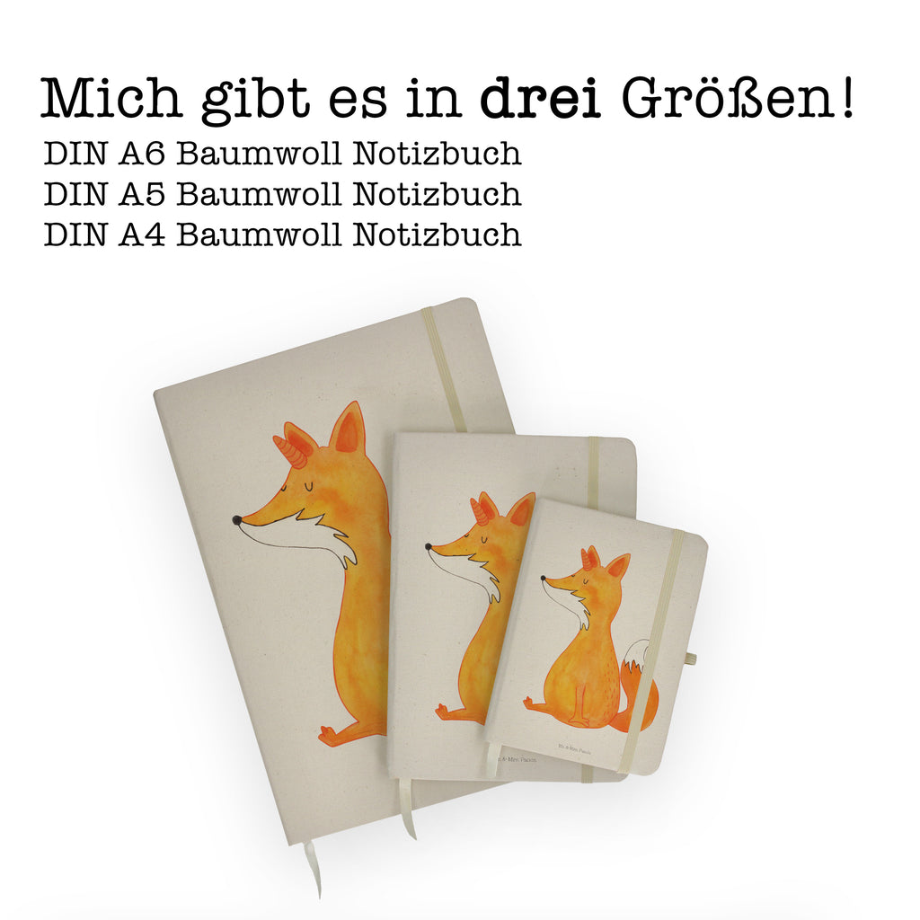 DIN A4 Baumwoll Notizbuch Fuchshörnchen Notizen, Eintragebuch, Tagebuch, Notizblock, Adressbuch, Journal, Kladde, Skizzenbuch, Notizheft, Schreibbuch, Schreibheft, Einhorn, Einhörner, Einhorn Deko, Pegasus, Unicorn, Fuchs, Unicorns, Fuchshörnchen, Fuchshorn, Foxycorn, Füchse
