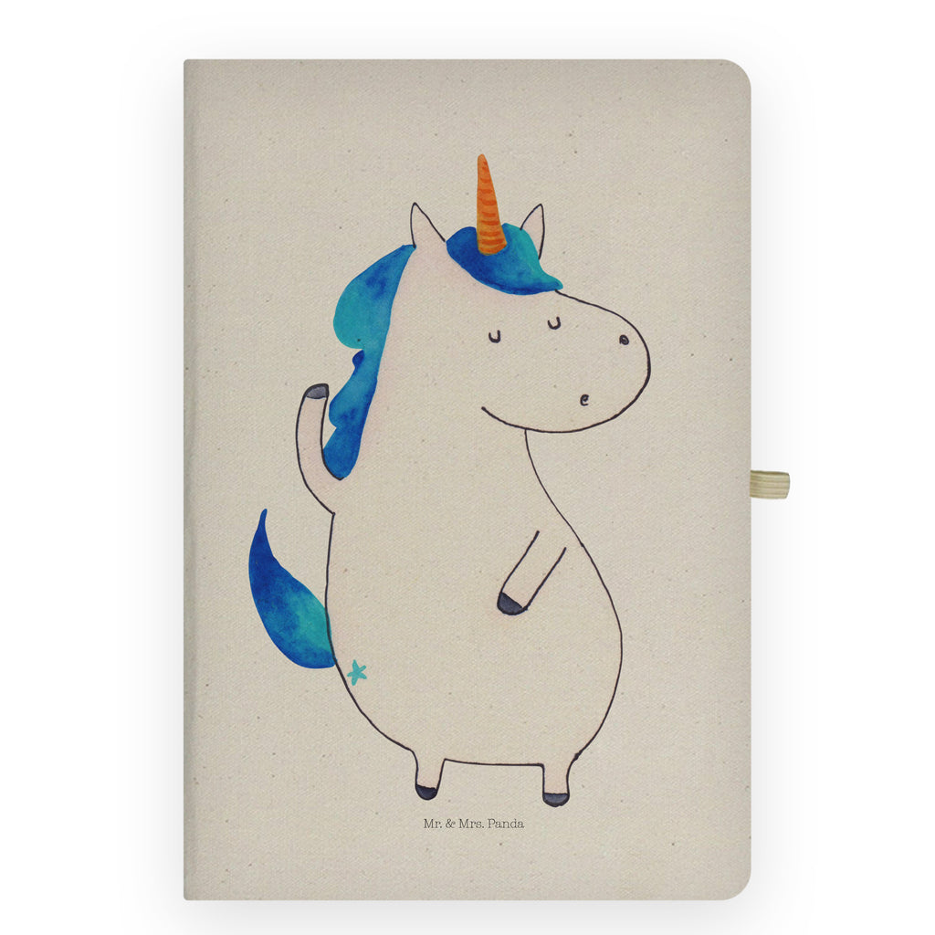 DIN A4 Baumwoll Notizbuch Einhorn Mann Notizen, Eintragebuch, Tagebuch, Notizblock, Adressbuch, Journal, Kladde, Skizzenbuch, Notizheft, Schreibbuch, Schreibheft, Einhorn, Einhörner, Einhorn Deko, Pegasus, Unicorn, cool, Mann, Freundin, Familie, bester Freund, BFF, Party, hübsch, beste