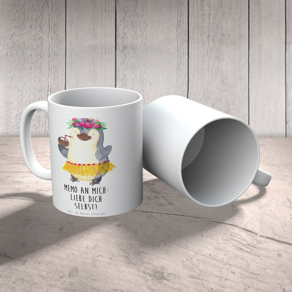 Tasse Pinguin Kokosnuss
