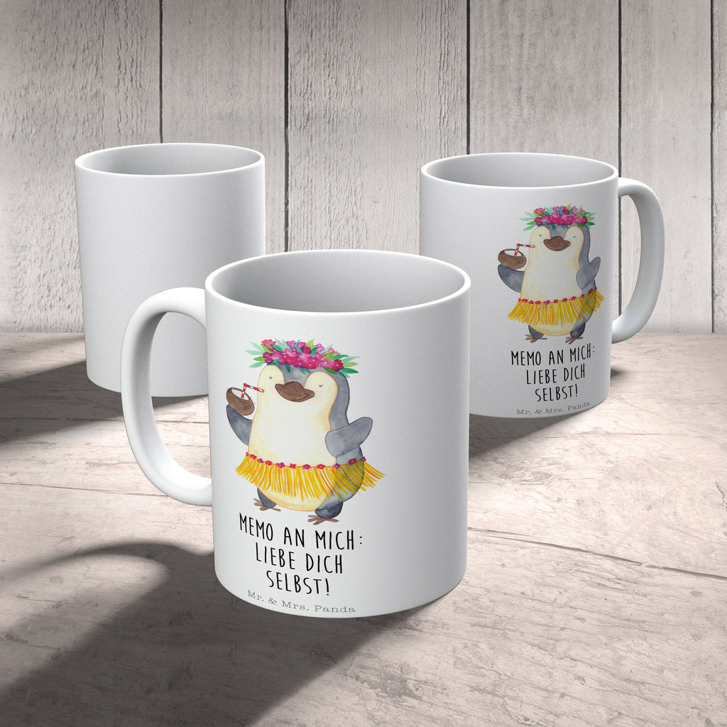 Tasse Pinguin Kokosnuss