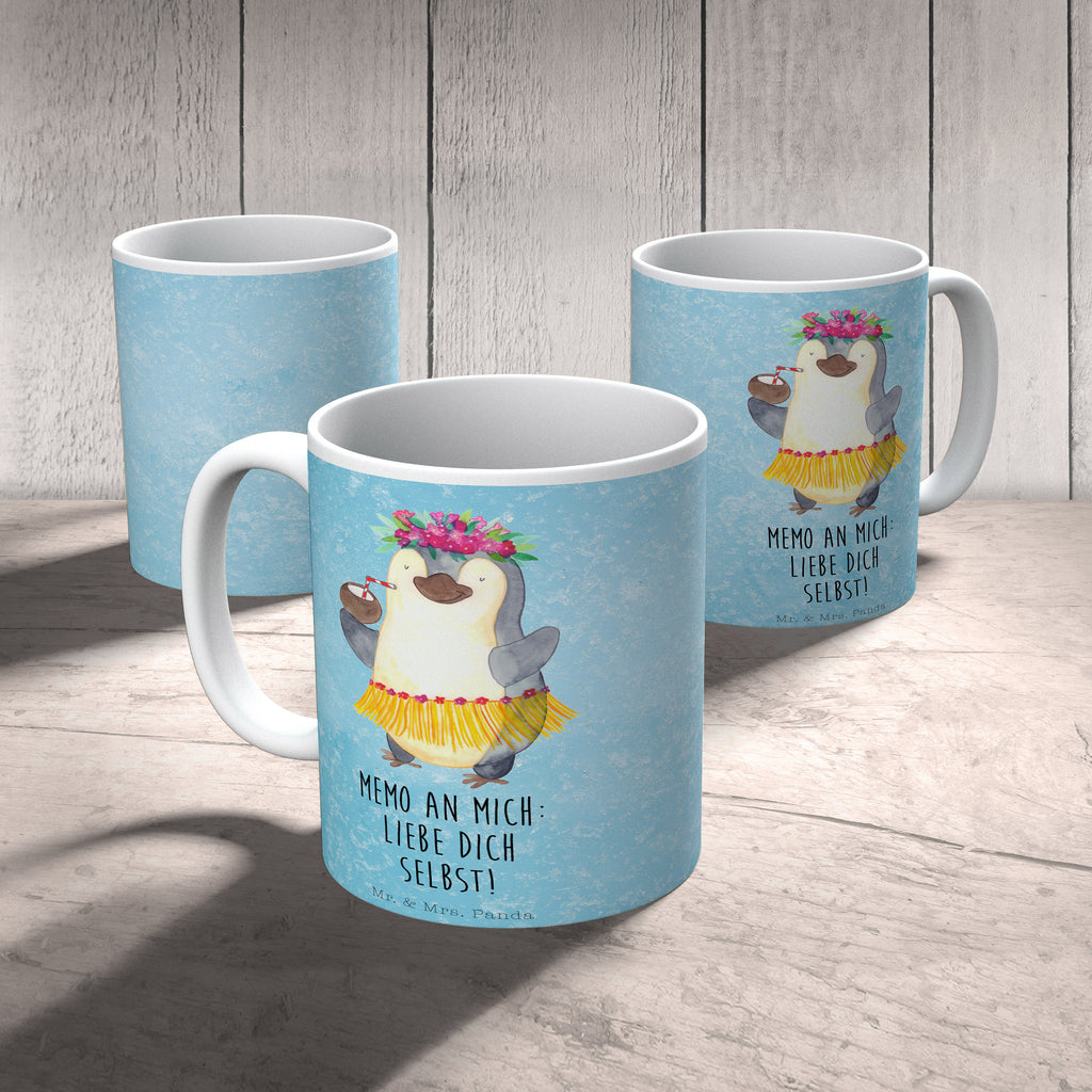 Tasse Pinguin Kokosnuss