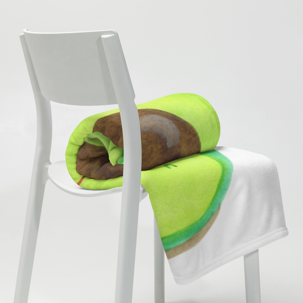 Babydecke Avocado Happy Babydecke, Babygeschenk, Geschenk Geburt, Babyecke Kuscheldecke, Krabbeldecke, Avocado, Veggie, Vegan, Gesund, Chaos