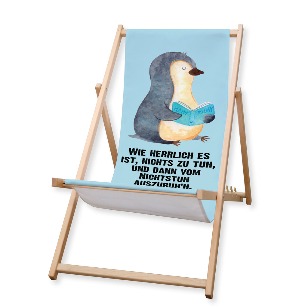 Gartenliege Pinguin Buch Sonnenliege, Strandliege, Liege, Liegestuhl, Gartenliege, Gartenstuhl, Pinguin, Pinguine, Buch, Lesen, Bücherwurm, Nichtstun, Faulenzen, Ferien, Urlaub, Freizeit