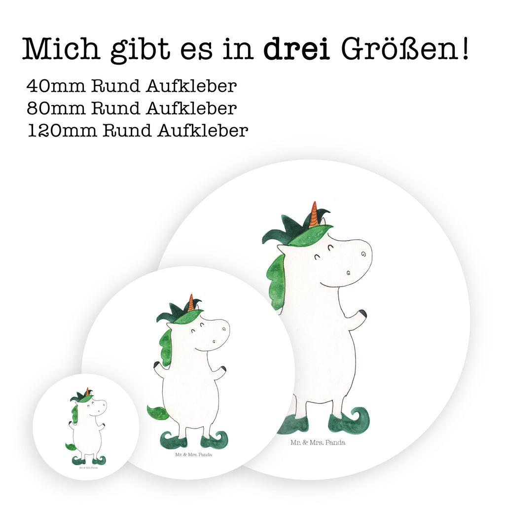 80mm Rund Aufkleber Einhorn Joker Sticker, Aufkleber, Etikett, Einhorn, Einhörner, Einhorn Deko, Pegasus, Unicorn, Hofnarr, Kasper, Gaukler, Mittelalter