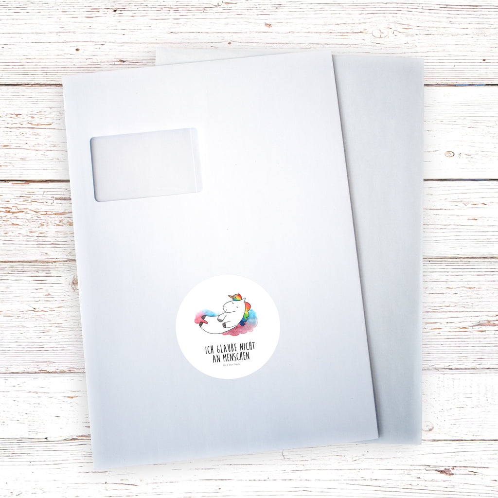 80mm Rund Aufkleber Einhorn Wolke 7 Sticker, Aufkleber, Etikett, Einhorn, Einhörner, Einhorn Deko, Pegasus, Unicorn, verliebt, Menschen, witzig, lustig, Geschenk, Glaube, Realität, Lächeln