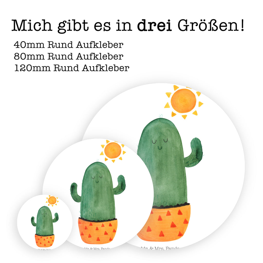 80mm Rund Aufkleber Kaktus Sonnenanbeter Sticker, Aufkleber, Etikett, Kaktus, Kakteen, Liebe Kaktusliebe, Sonne, Sonnenschein, Glück, glücklich, Motivation, Neustart, Trennung, Ehebruch, Scheidung, Freundin, Liebeskummer, Liebeskummer Geschenk, Geschenkidee