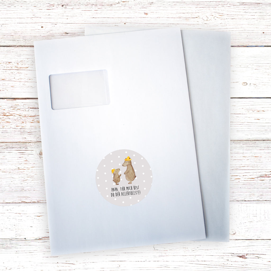 80mm Rund Aufkleber Bären mit Hut Sticker, Aufkleber, Etikett, Familie, Vatertag, Muttertag, Bruder, Schwester, Mama, Papa, Oma, Opa, Bär, Bären, Vater, Papi, Paps, Dad, Daddy, Lieblingsmensch, Sohn, Söhne, Kind, Kinder, Vater-Sohn, Family, Vorbild