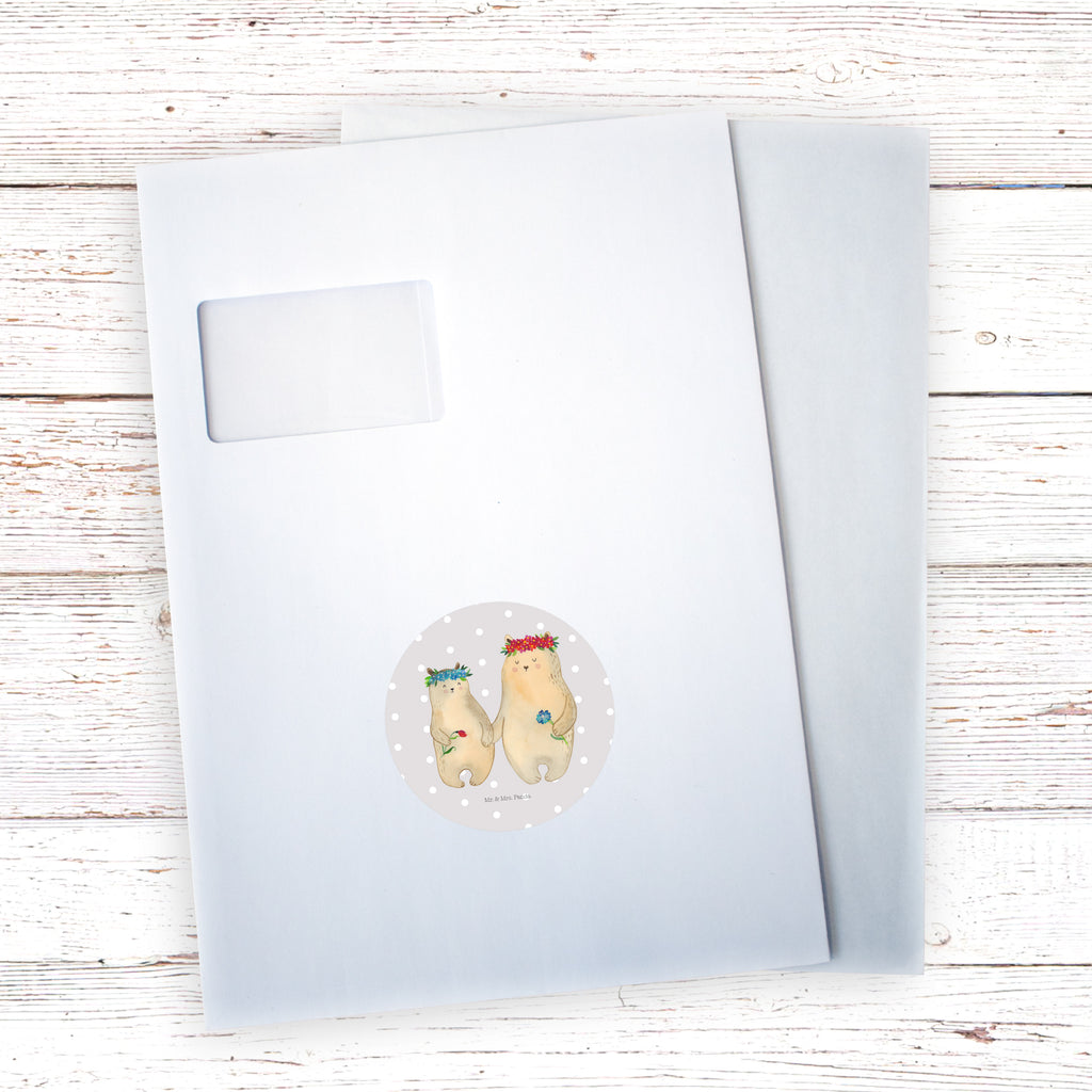 80mm Rund Aufkleber Bären mit Blumenkranz Sticker, Aufkleber, Etikett, Familie, Vatertag, Muttertag, Bruder, Schwester, Mama, Papa, Oma, Opa, Bär, Bären, Mutter, Mutti, Mami, Lieblingsmensch, Lieblingsmama, beste Mutter, weltbeste Mama, Geschenk Mama. Muttertag, Tochter, Kind, Kinder, Töchter, Family, Vorbild