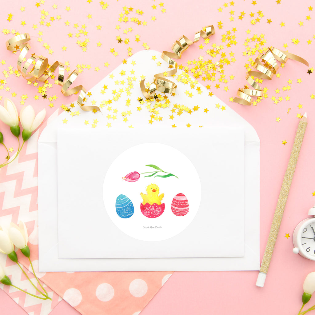 80mm Rund Aufkleber Küken geschlüpft Sticker, Aufkleber, Etikett, Ostern, Osterhase, Ostergeschenke, Osternest, Osterdeko, Geschenk zu Ostern, Küken, Osterei, Ostereier, Ei, Frühlingsgefühle, Freude, Grüße, liebe Grüße, Frohe Ostern, Ostergrüße