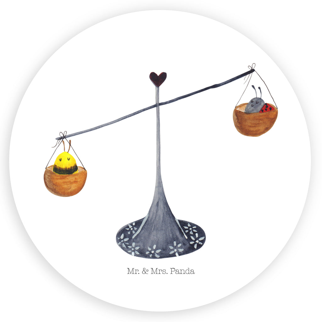 80mm Rund Aufkleber Sternzeichen Waage Sticker, Aufkleber, Etikett, Tierkreiszeichen, Sternzeichen, Horoskop, Astrologie, Aszendent, Waage, Waage Geschenk, Waage Sternzeichen, Geschenk Oktober, Geschenk September, Geburtstag Oktober, Geburtstag September, Gleichgewicht, Marienkäfer, Hummel, Biene