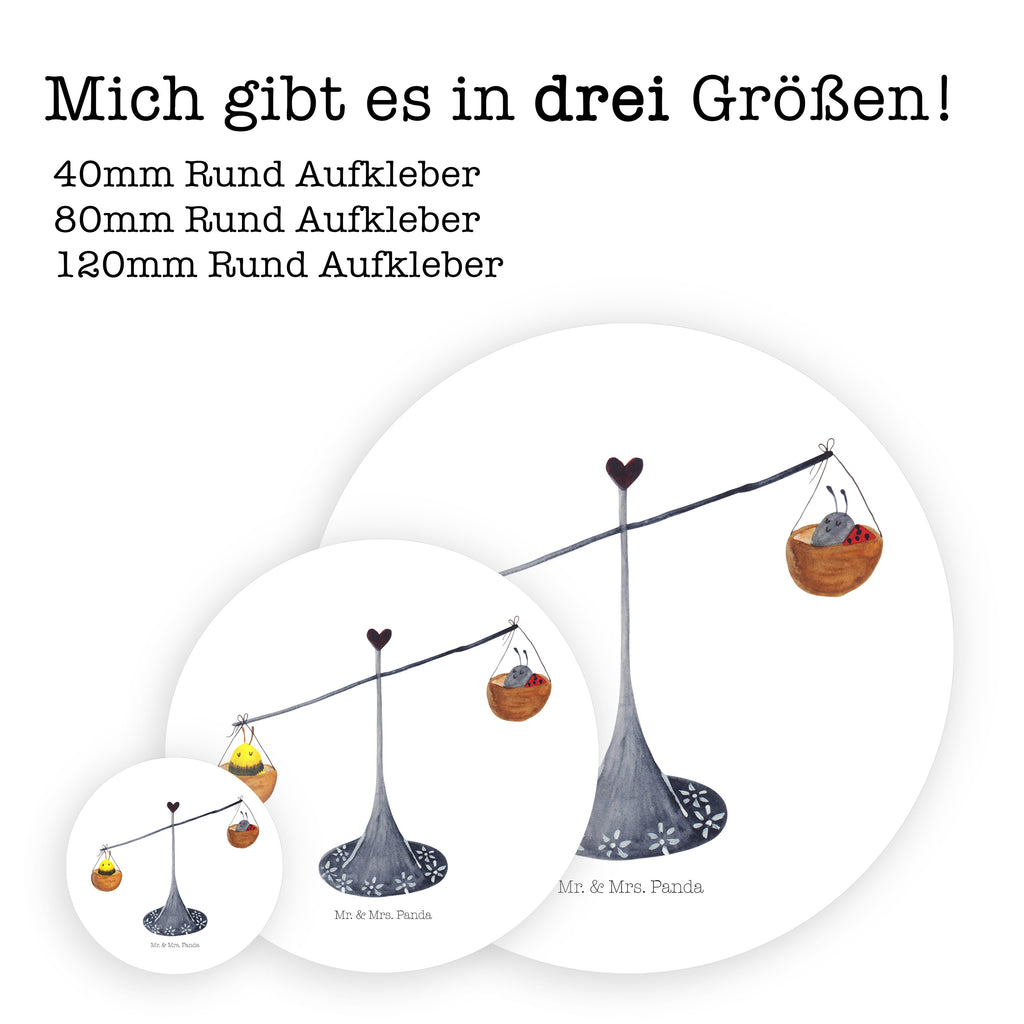 80mm Rund Aufkleber Sternzeichen Waage Sticker, Aufkleber, Etikett, Tierkreiszeichen, Sternzeichen, Horoskop, Astrologie, Aszendent, Waage, Waage Geschenk, Waage Sternzeichen, Geschenk Oktober, Geschenk September, Geburtstag Oktober, Geburtstag September, Gleichgewicht, Marienkäfer, Hummel, Biene