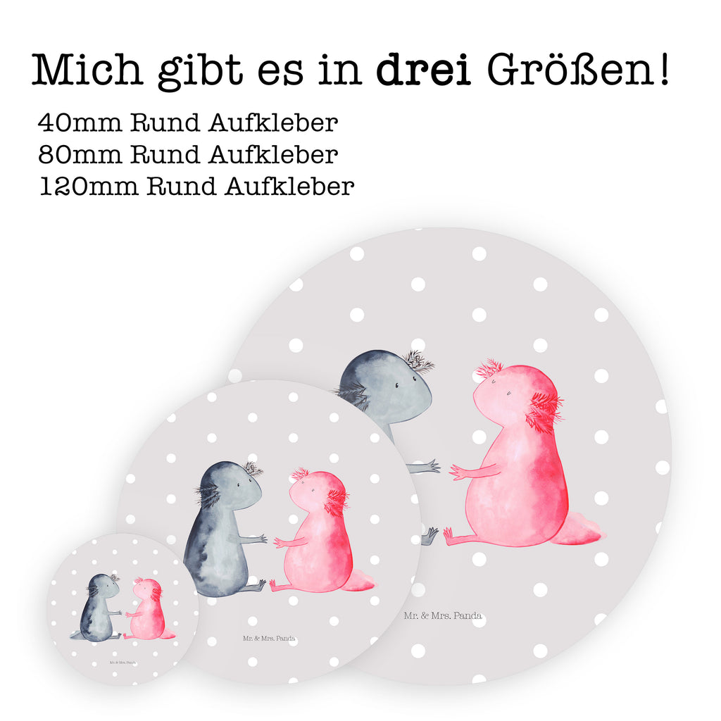 40mm Rund Aufkleber Axolotl Liebe Sticker, Aufkleber, Etikett, Axolotl, Molch, Axolot, Schwanzlurch, Lurch, Lurche, Liebe, große Liebe, Liebesbeweis, Freund, Verlobter, Ehemann, Jahrestag, Valentinstag