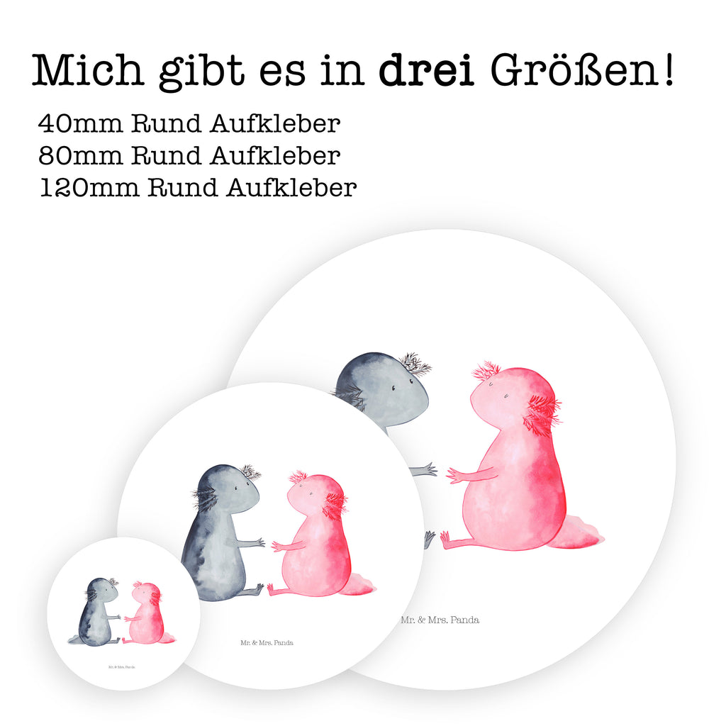 40mm Rund Aufkleber Axolotl Liebe Sticker, Aufkleber, Etikett, Axolotl, Molch, Axolot, Schwanzlurch, Lurch, Lurche, Liebe, große Liebe, Liebesbeweis, Freund, Verlobter, Ehemann, Jahrestag, Valentinstag