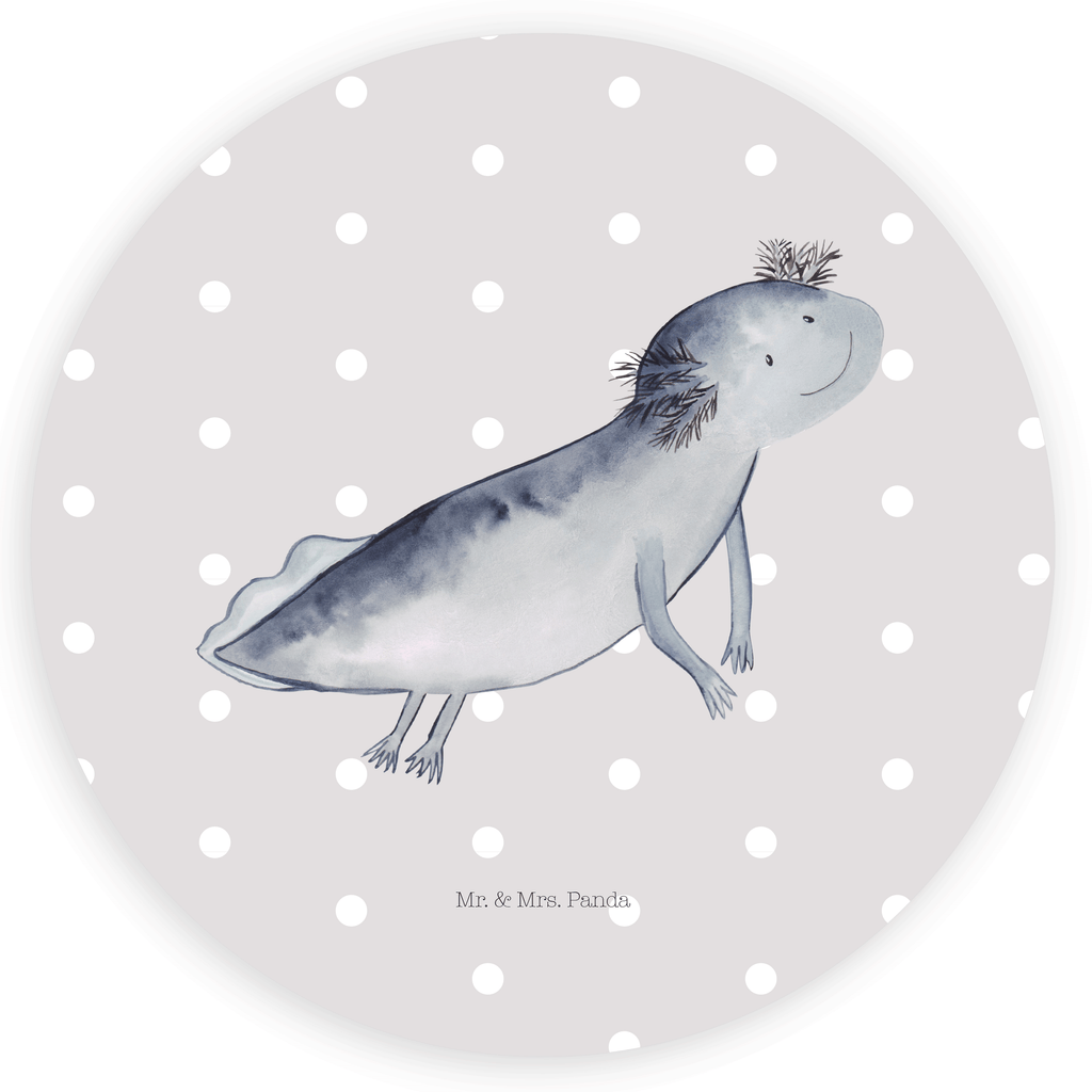 80mm Rund Aufkleber Axolotl schwimmt Sticker, Aufkleber, Etikett, Axolotl, Molch, Axolot, Schwanzlurch, Lurch, Lurche, Problem, Probleme, Lösungen, Motivation