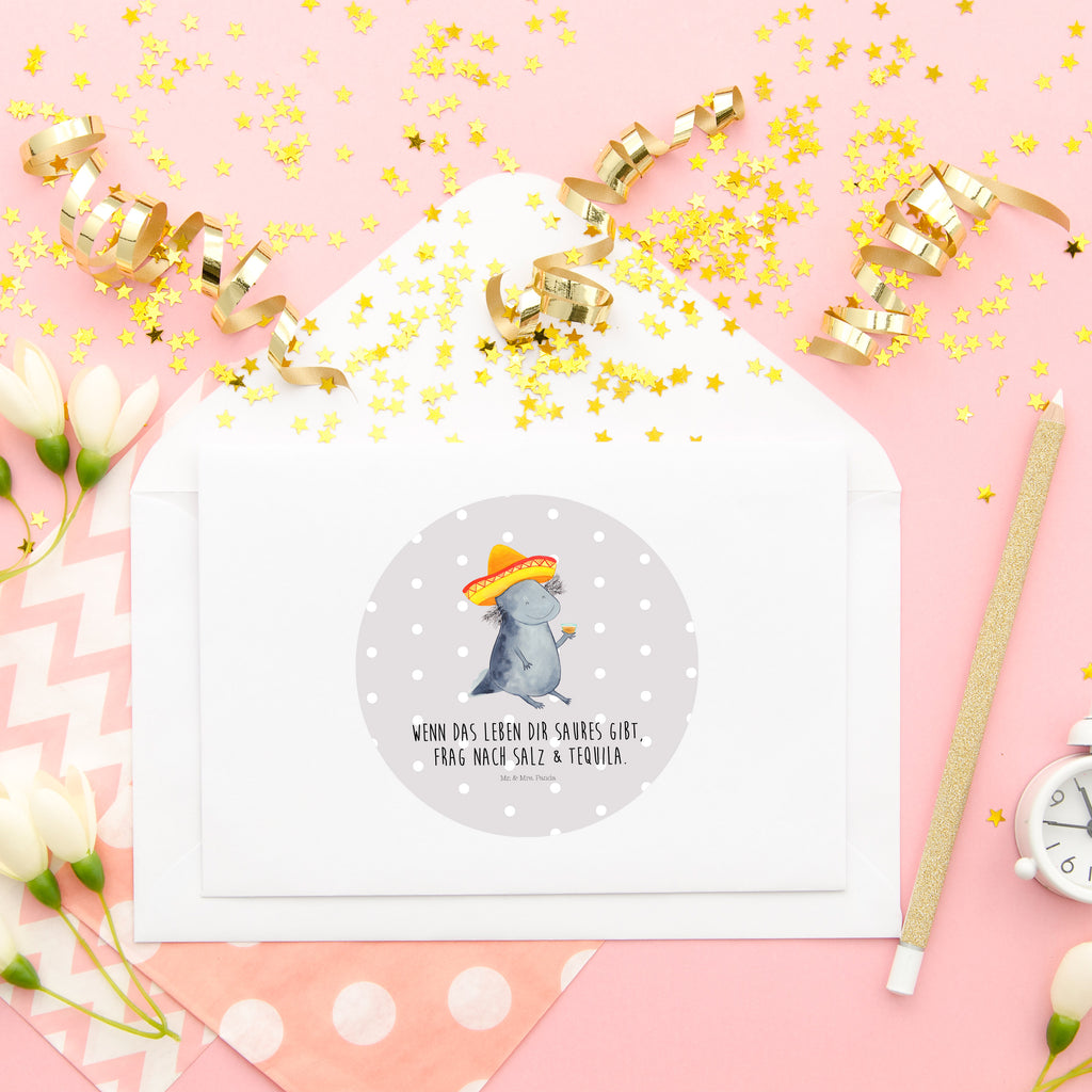120mm Rund Aufkleber Axolotl Tequila Sticker, Aufkleber, Etikett, Kinder, rund, Axolotl, Molch, Mexico, Mexiko, Sombrero, Zitrone, Tequila, Motivation, Spruch, Schwanzlurch, Lurch, Lurche, Axolot, Feuerdrache, Feuersalamander
