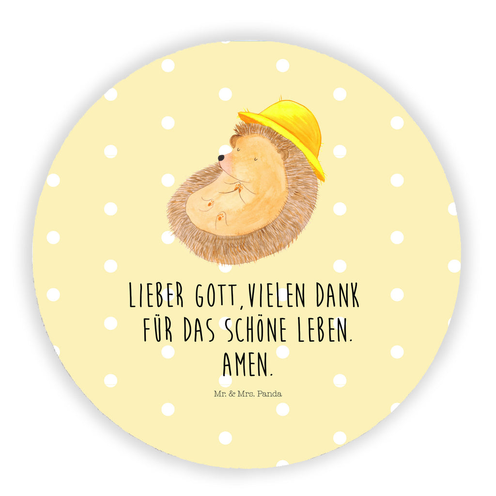 Rund Magnet Igel betet Kühlschrankmagnet, Pinnwandmagnet, Souvenir Magnet, Motivmagnete, Dekomagnet, Whiteboard Magnet, Notiz Magnet, Kühlschrank Dekoration, Tiermotive, Gute Laune, lustige Sprüche, Tiere, Igel, Igel mit Hut, Sonnenhut, Gott, Amen, beten, Leben, Dankbarkeit, Dankbar sein, dankbar, genießen