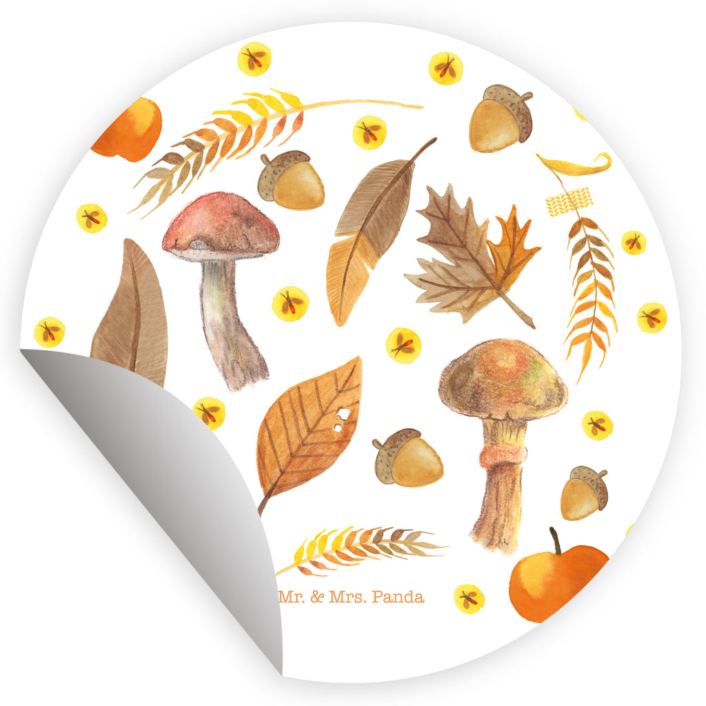40mm Rund Aufkleber Herbst Sticker, Aufkleber, Etikett, Blumen Deko, Frühlings Deko, Sommer Deko, Dekoration, positive Botschaft, Naturliebhaber, Outdoor, Natur, Abenteuer, Herbst, Herbstlaub, Geschenk Natur, Jahreszeit Motiv, Naturmotiv, Blätter, Blatt, September, Oktober, November, Pilze