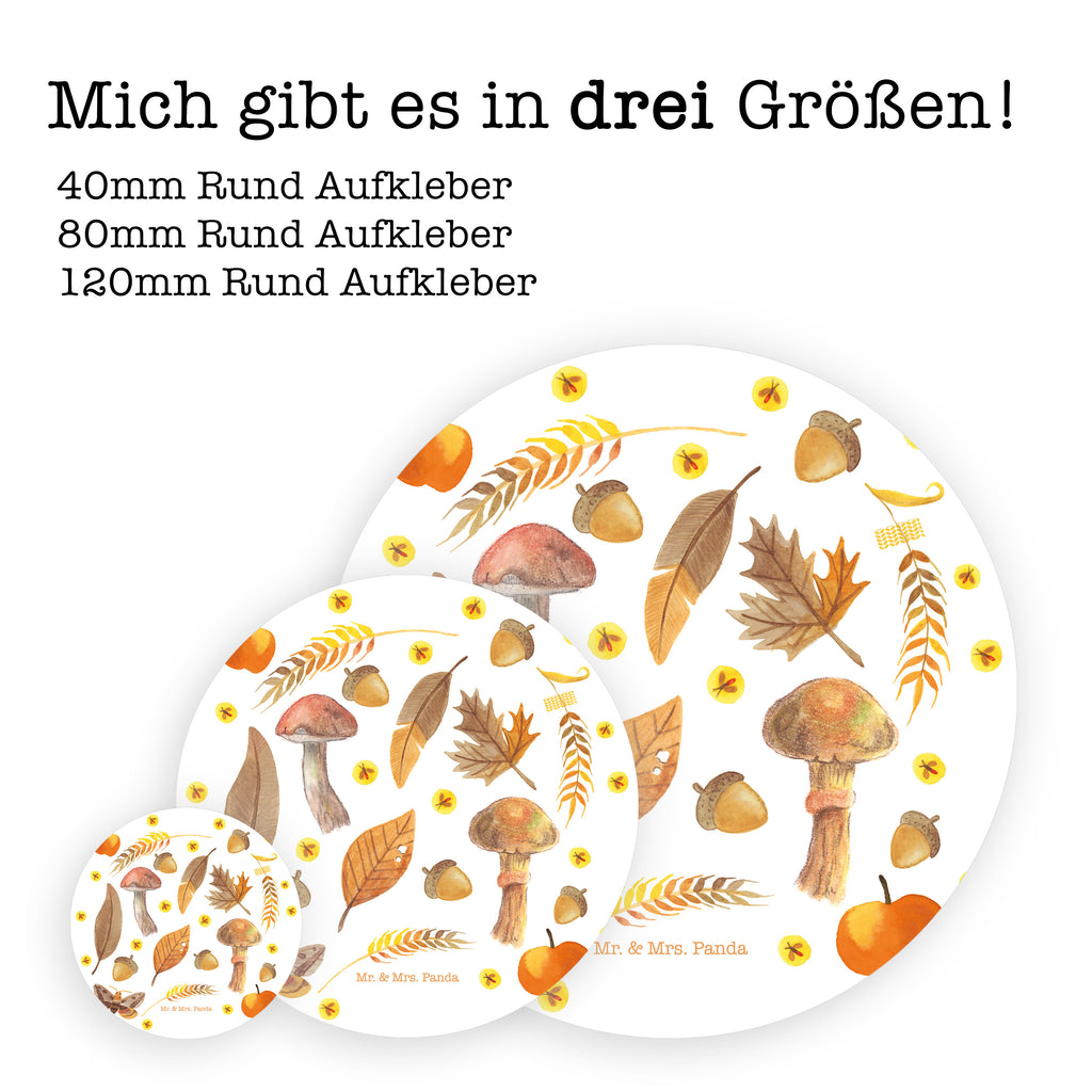 40mm Rund Aufkleber Herbst Sticker, Aufkleber, Etikett, Blumen Deko, Frühlings Deko, Sommer Deko, Dekoration, positive Botschaft, Naturliebhaber, Outdoor, Natur, Abenteuer, Herbst, Herbstlaub, Geschenk Natur, Jahreszeit Motiv, Naturmotiv, Blätter, Blatt, September, Oktober, November, Pilze