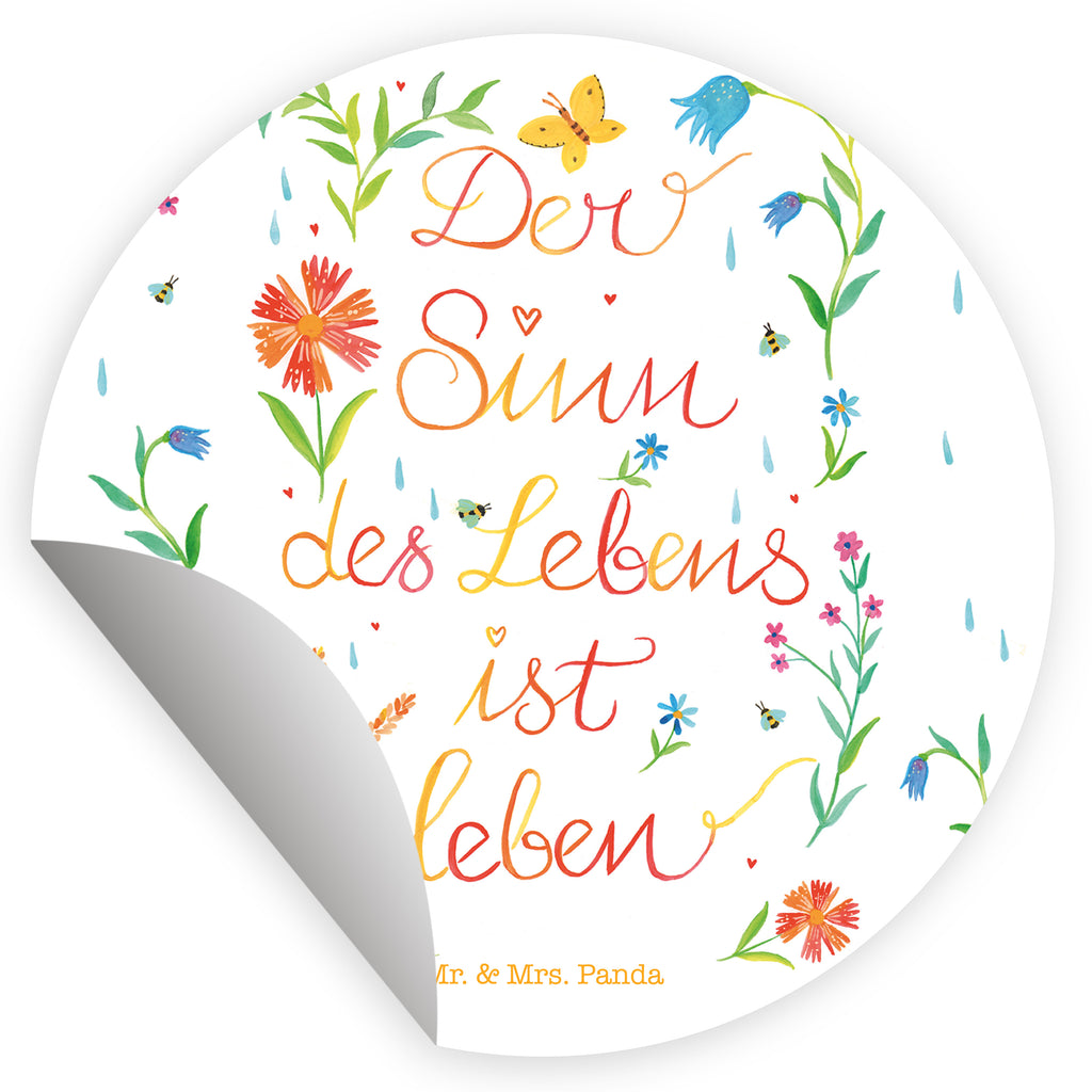 40mm Rund Aufkleber Sinn des Lebens Sticker, Aufkleber, Etikett, Blumen Deko, Frühlings Deko, Sommer Deko, Dekoration, positive Botschaft, Naturliebhaber, Outdoor, Natur, Abenteuer, Sinn des Lebens, Leben, Sinn, Lebensinhalt, Motivation, Zitat, Spruch, Caspar