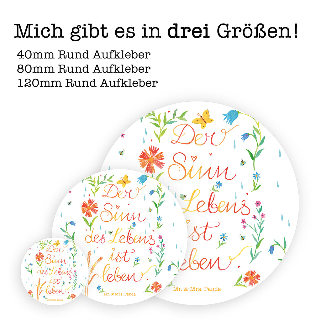 40mm Rund Aufkleber Sinn des Lebens Sticker, Aufkleber, Etikett, Blumen Deko, Frühlings Deko, Sommer Deko, Dekoration, positive Botschaft, Naturliebhaber, Outdoor, Natur, Abenteuer, Sinn des Lebens, Leben, Sinn, Lebensinhalt, Motivation, Zitat, Spruch, Caspar