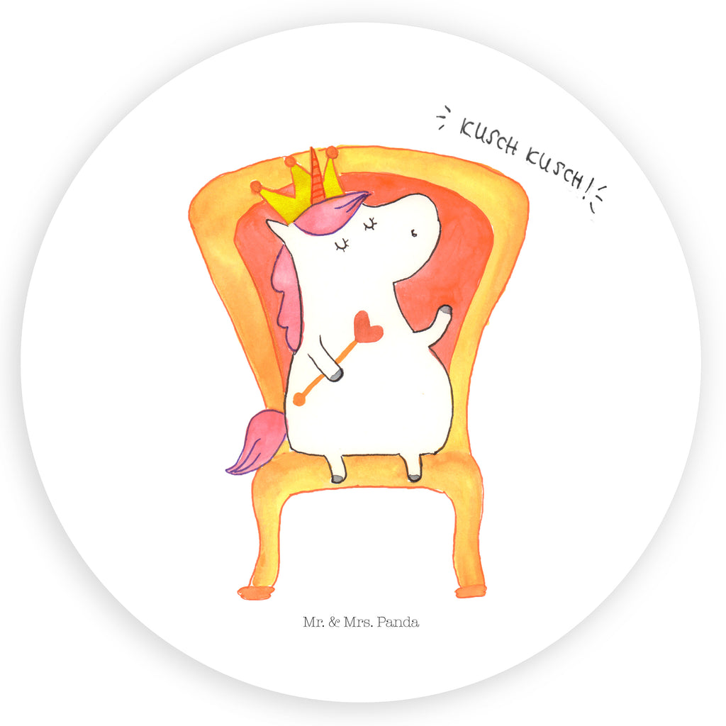 40mm Rund Aufkleber Einhorn König Sticker, Aufkleber, Etikett, Einhorn, Einhörner, Einhorn Deko, Pegasus, Unicorn, König, Präsident, Bundeskanzler, Herrscher, Kaiser, Prinzessin, Krone