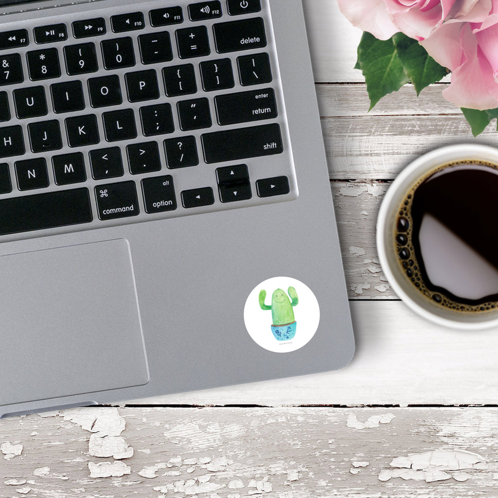 40mm Rund Aufkleber Kaktus Happy Sticker, Aufkleber, Etikett, Kaktus, Kakteen, Motivation, Spruch, lustig, Kindersicherung, Neustart, Büro, Büroalltag, Kollege, Kollegin, Freundin, Mutter, Familie, Ausbildung