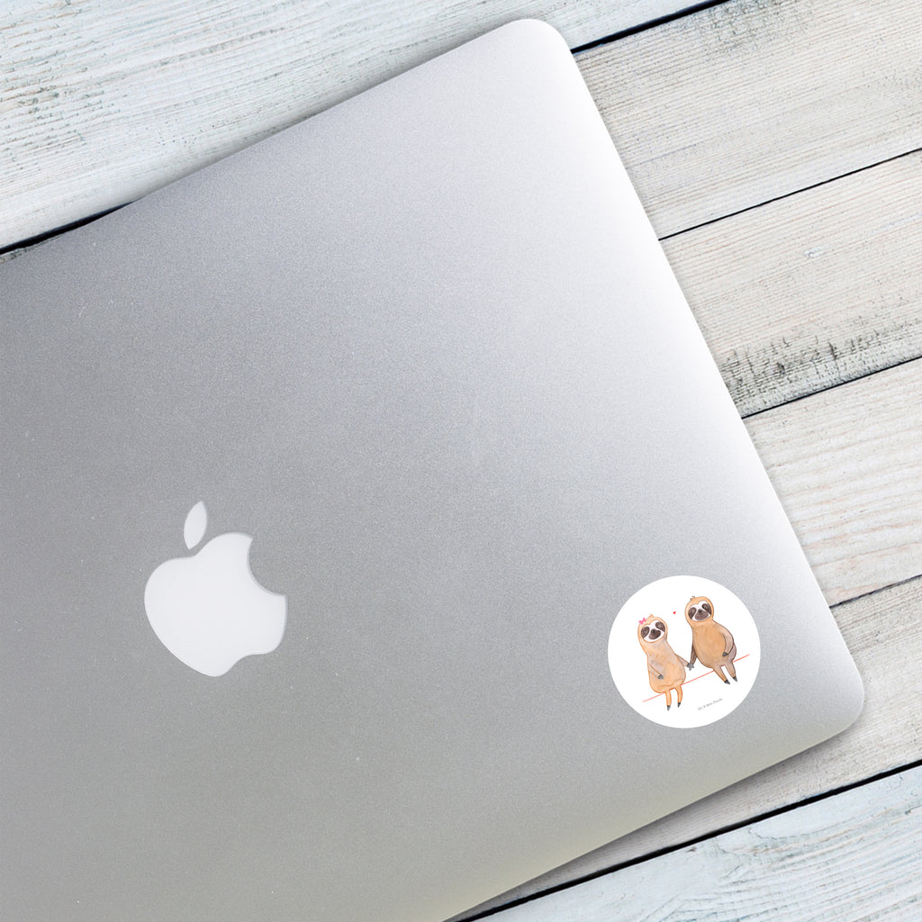 120mm Rund Aufkleber Faultier Pärchen Sticker, Aufkleber, Etikett, Kinder, rund, Faultier, Faultier Geschenk, Faultier Deko, Faultiere, faul, Lieblingstier, Liebe, Liebespaar, Faultierliebe, Faultierpärchen, verliebt, verlobt, gemeinsam, relaxen, Pärchen, Beziehung, Langsamkeit