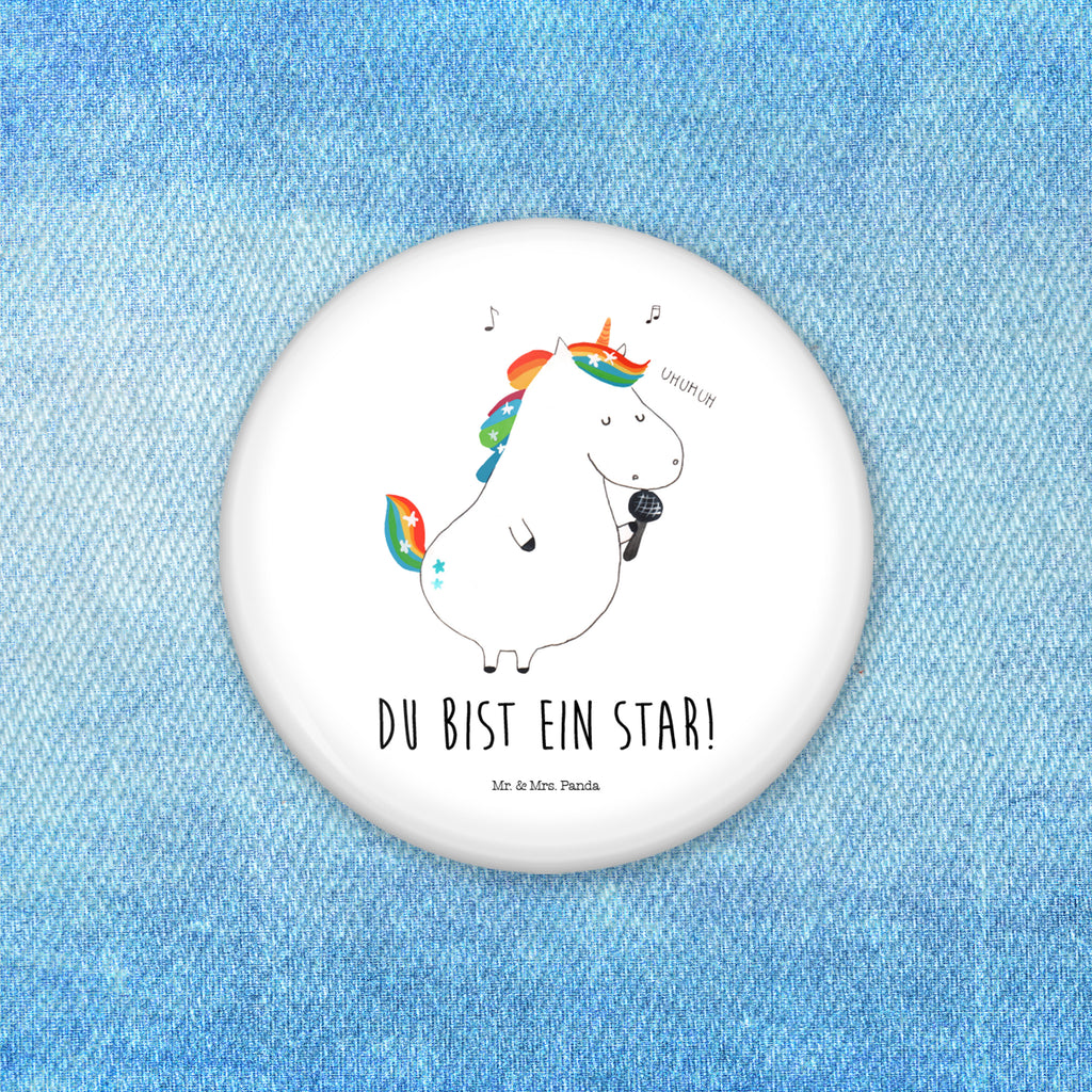 50mm Button Einhorn Sänger 50mm Button, Button, Pin, Anstecknadel, Einhorn, Einhörner, Einhorn Deko, Pegasus, Unicorn, Glitzer, Konfetti, Party, Geburtstag, Feier, Fest, Disco, Sängerin, Sänger, Freundin