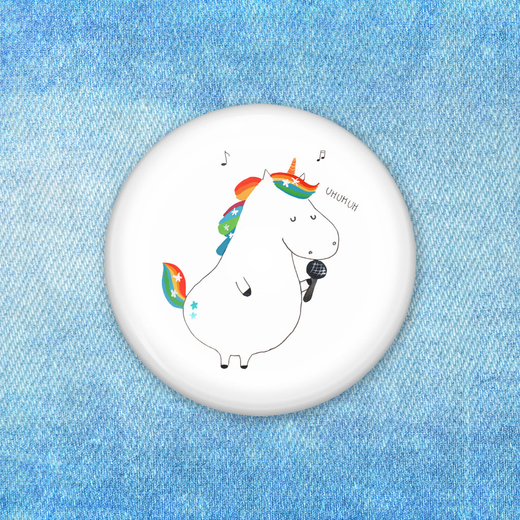 50mm Button Einhorn Sänger 50mm Button, Button, Pin, Anstecknadel, Einhorn, Einhörner, Einhorn Deko, Pegasus, Unicorn, Glitzer, Konfetti, Party, Geburtstag, Feier, Fest, Disco, Sängerin, Sänger, Freundin