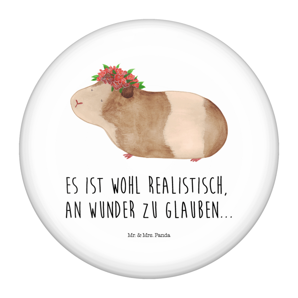 50mm Button Meerschweinchen weise 50mm Button, Button, Pin, Anstecknadel, Tiermotive, Gute Laune, lustige Sprüche, Tiere, Meerschweinchen, Meerie, Meeries, Wunder, Blumenkind, Realität, Spruch, Weisheit, Motivation, Wunderland