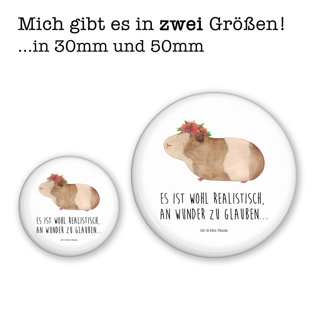 50mm Button Meerschweinchen weise 50mm Button, Button, Pin, Anstecknadel, Tiermotive, Gute Laune, lustige Sprüche, Tiere, Meerschweinchen, Meerie, Meeries, Wunder, Blumenkind, Realität, Spruch, Weisheit, Motivation, Wunderland