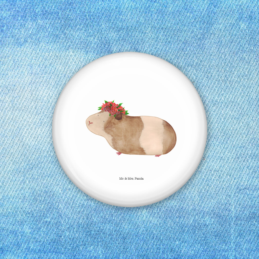 50mm Button Meerschweinchen weise 50mm Button, Button, Pin, Anstecknadel, Tiermotive, Gute Laune, lustige Sprüche, Tiere, Meerschweinchen, Meerie, Meeries, Wunder, Blumenkind, Realität, Spruch, Weisheit, Motivation, Wunderland
