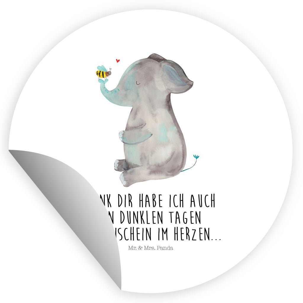 40mm Rund Aufkleber Elefant & Biene Sticker, Aufkleber, Etikett, Tiermotive, Gute Laune, lustige Sprüche, Tiere, Elefant, Biene, Liebe, Liebesbeweis, Jahrestag, Liebesgeschenk, Heiratsantrag, Hochzeitsgeschenk, Liebesspruch