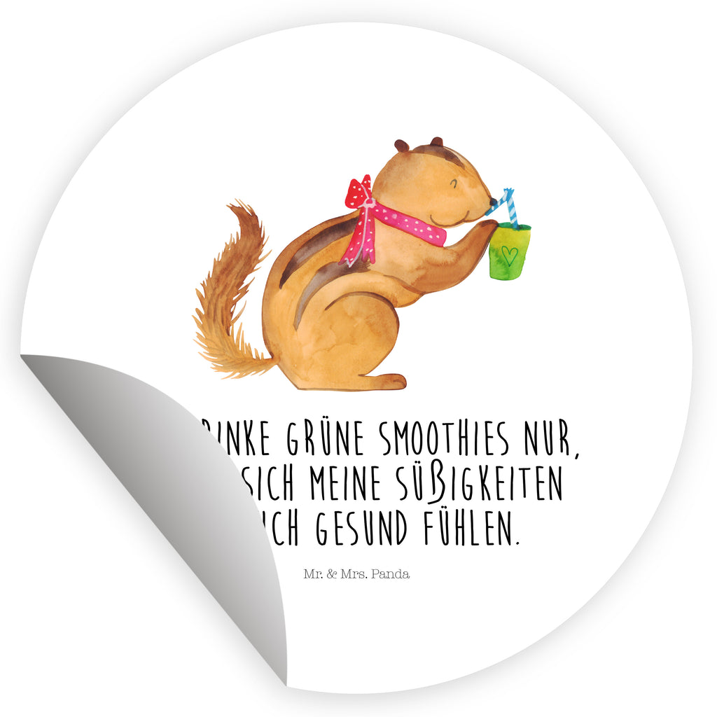 40mm Rund Aufkleber Eichhörnchen Smoothie Sticker, Aufkleber, Etikett, Tiermotive, Gute Laune, lustige Sprüche, Tiere, Green Smoothies, Diät, Abnehmen, Streifenhörnchen, Eichhörnchen