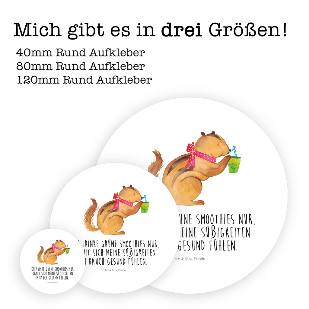 40mm Rund Aufkleber Eichhörnchen Smoothie Sticker, Aufkleber, Etikett, Tiermotive, Gute Laune, lustige Sprüche, Tiere, Green Smoothies, Diät, Abnehmen, Streifenhörnchen, Eichhörnchen