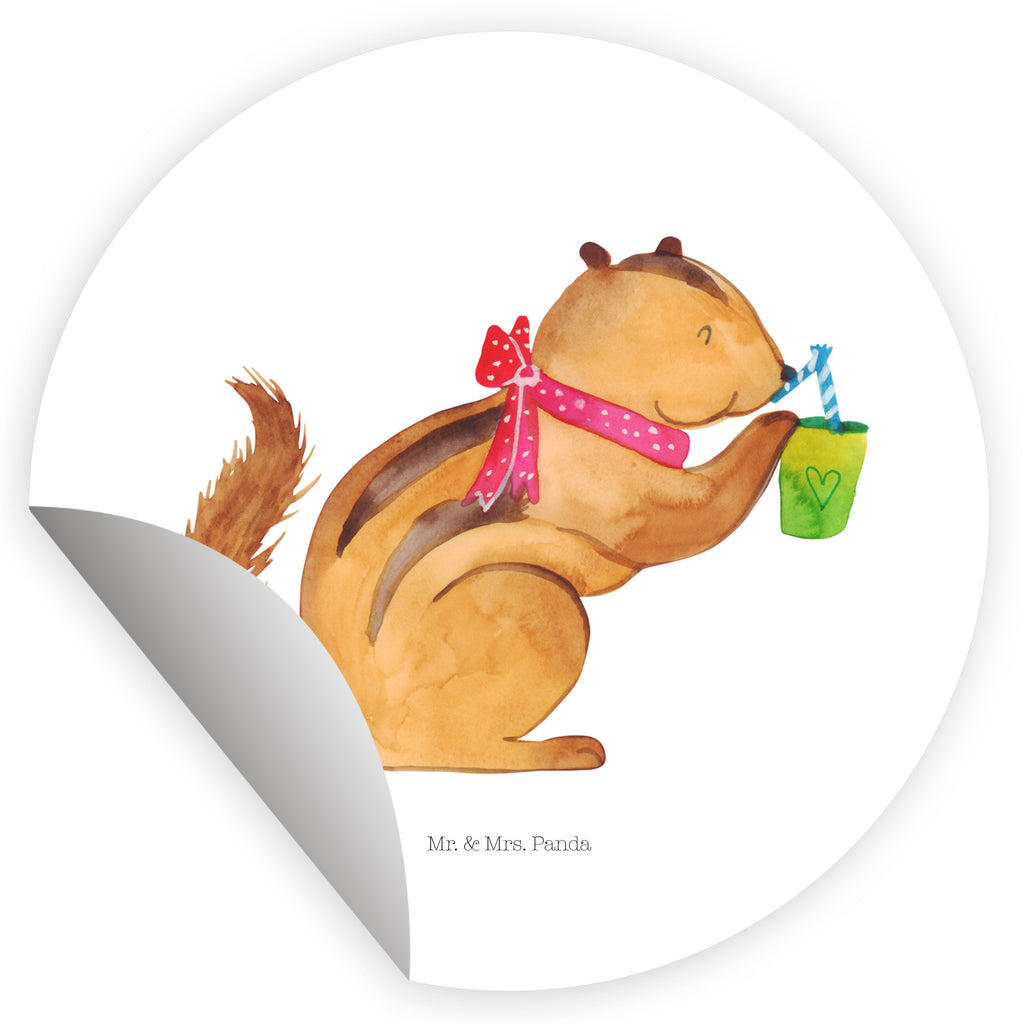 40mm Rund Aufkleber Eichhörnchen Smoothie Sticker, Aufkleber, Etikett, Tiermotive, Gute Laune, lustige Sprüche, Tiere, Green Smoothies, Diät, Abnehmen, Streifenhörnchen, Eichhörnchen