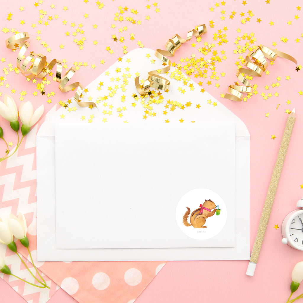 40mm Rund Aufkleber Eichhörnchen Smoothie Sticker, Aufkleber, Etikett, Tiermotive, Gute Laune, lustige Sprüche, Tiere, Green Smoothies, Diät, Abnehmen, Streifenhörnchen, Eichhörnchen