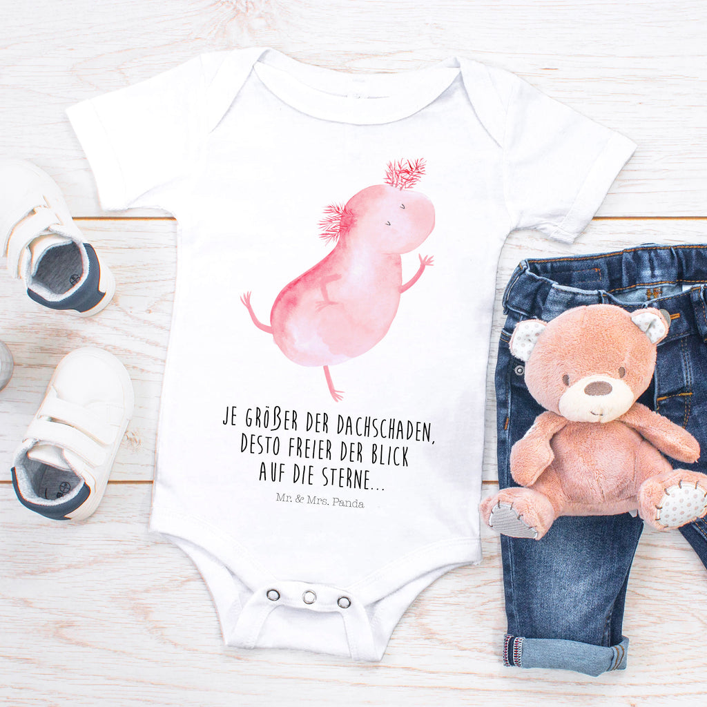 Organic Baby Body Axolotl tanzt Babykleidung, Babystrampler, Strampler, Wickelbody, Baby Erstausstattung, Junge, Mädchen, Axolotl, Molch, Axolot, Schwanzlurch, Lurch, Lurche, Dachschaden, Sterne, verrückt, Freundin, beste Freundin