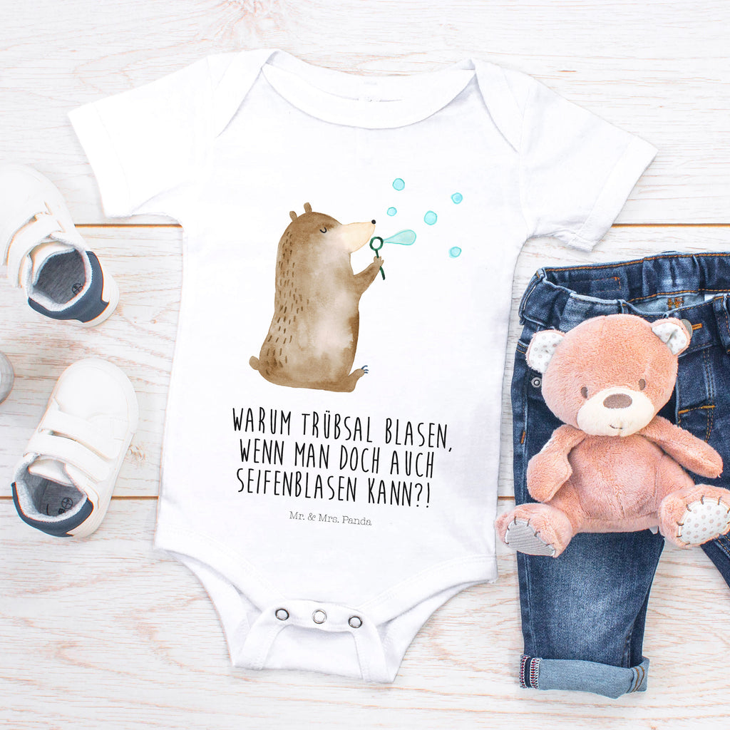 Organic Baby Body Bär Seifenblasen Babykleidung, Babystrampler, Strampler, Wickelbody, Baby Erstausstattung, Junge, Mädchen, Bär, Teddy, Teddybär, Seifenblasen Bär Lustig Sein Glücklich Traurig Happy