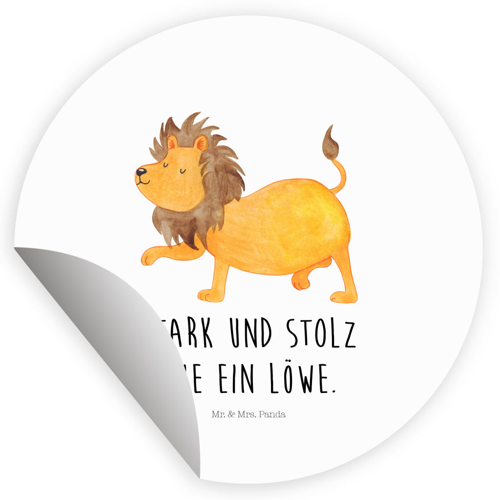 40mm Rund Aufkleber Sternzeichen Löwe Sticker, Aufkleber, Etikett, Tierkreiszeichen, Sternzeichen, Horoskop, Astrologie, Aszendent, Löwe Geschenk, Löwe Sternzeichen, Geschenk Juli, Geburtstag Juli, Geschenk August, Geburtstag August, König der Tiere