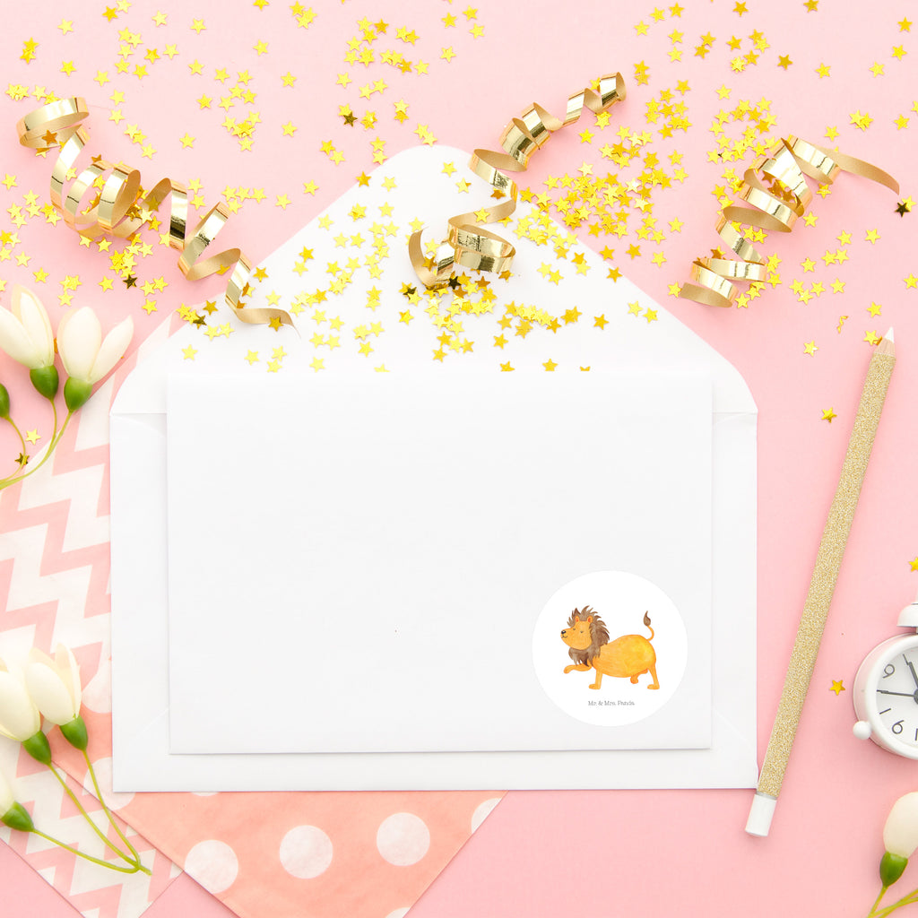 40mm Rund Aufkleber Sternzeichen Löwe Sticker, Aufkleber, Etikett, Tierkreiszeichen, Sternzeichen, Horoskop, Astrologie, Aszendent, Löwe Geschenk, Löwe Sternzeichen, Geschenk Juli, Geburtstag Juli, Geschenk August, Geburtstag August, König der Tiere