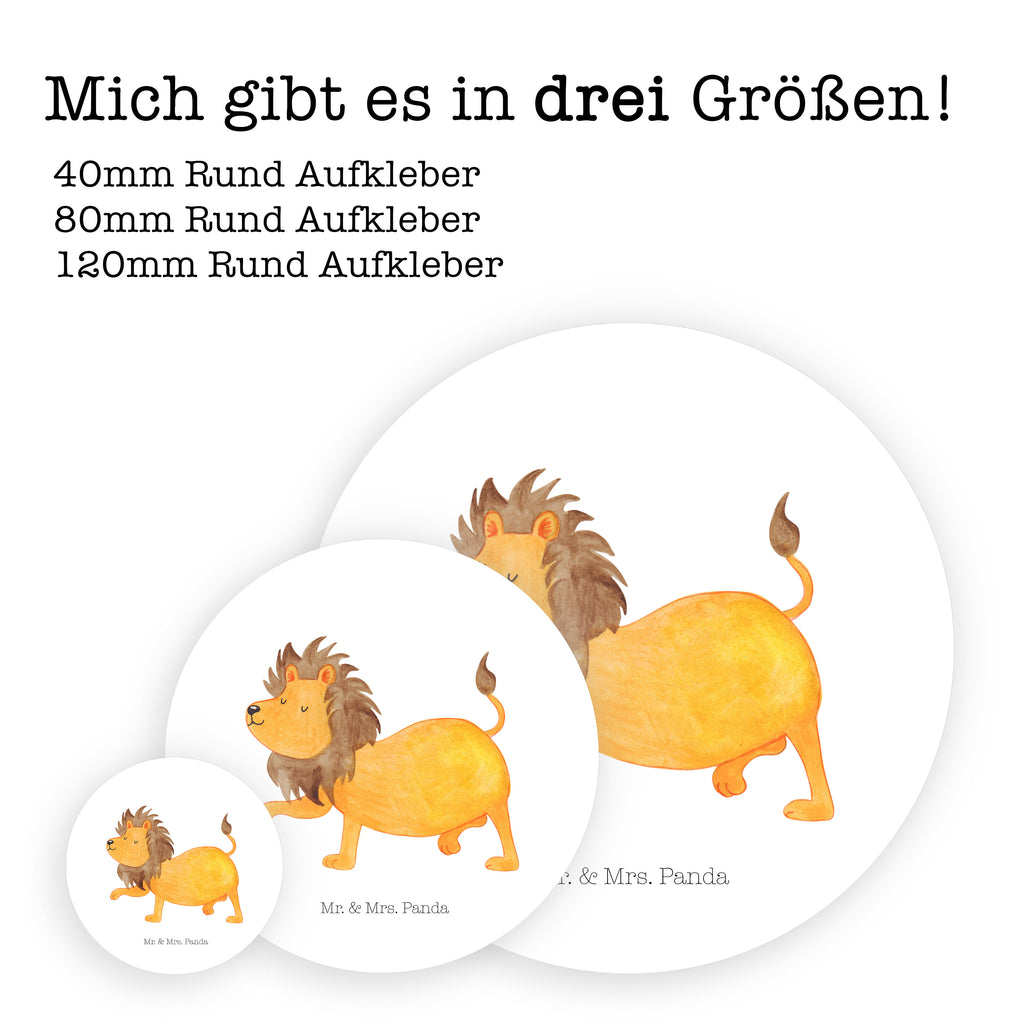 40mm Rund Aufkleber Sternzeichen Löwe Sticker, Aufkleber, Etikett, Tierkreiszeichen, Sternzeichen, Horoskop, Astrologie, Aszendent, Löwe Geschenk, Löwe Sternzeichen, Geschenk Juli, Geburtstag Juli, Geschenk August, Geburtstag August, König der Tiere