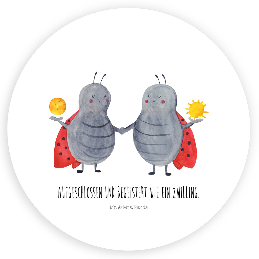 80mm Rund Aufkleber Sternzeichen Zwilling Sticker, Aufkleber, Etikett, Tierkreiszeichen, Sternzeichen, Horoskop, Astrologie, Aszendent, Zwillinge, Zwilling Geschenk, Zwilling Sternzeichen, Geburtstag Mai, Geschenk Mai, Geschenk Juni, Marienkäfer, Glückskäfer, Zwillingsbruder, Zwillingsschwester