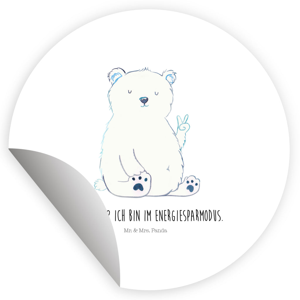 40mm Rund Aufkleber Eisbär Faul Sticker, Aufkleber, Etikett, Bär, Teddy, Teddybär, Eisbär, Nordpol, Faul, Entspannen, Relaxen, Büro, Arbeit, Bürojob, Arbeitsplatz, Homeoffice